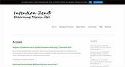 Desktop Screenshot of intention-zen.com